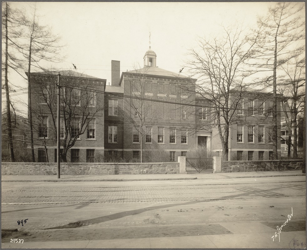Massachusetts. Boston. Dorchester. Edward Everett School, Pleasant St.