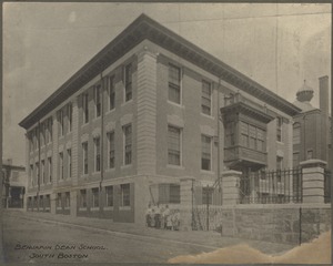 Boston Farragut School Building Old Photo MA 