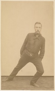 Untitled (man doing exercises - leaning to right)