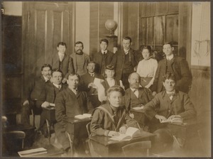 Untitled (group of 14 students in classroom)