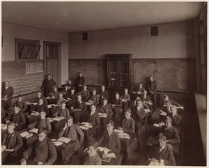 B. Latin School - interior - one division of the fourth class, third year)