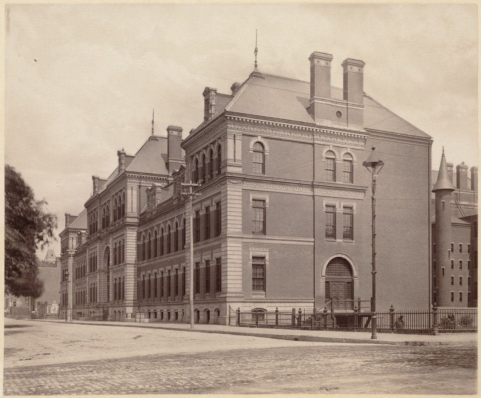 Boston Latin School - 1893 - exterior view