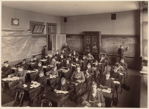 Boston Latin School - interior - one division of the third class, fourth year, room 13