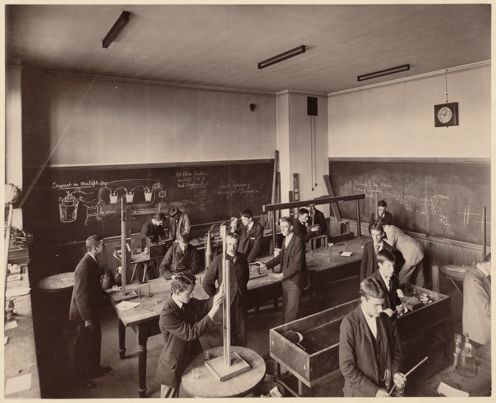 Boston Latin School - physical laboratory