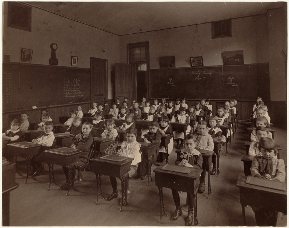 Third class, first room, Dudley Primary School, King Street