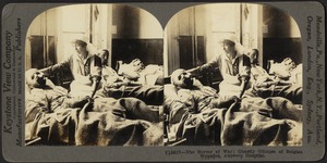The horror of war: ghastly glimpse of Belgian wounded, Antwerp hospital