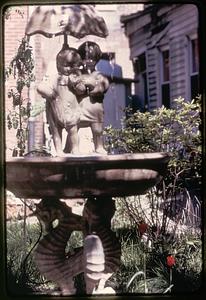 Fountain, Dodd House garden, Boston North End