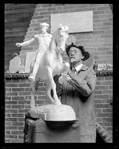 Famous sculptor Dallin & Paul Revere statue