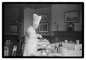 Max Hofer, pres. Of Epicurean Club and chef of the Union Club