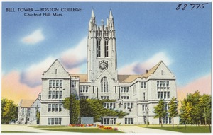 Bell Tower -- Boston College, Chestnut Hill, Mass.