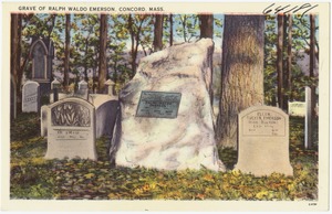 Grave of Ralph Waldo Emerson, Concord, Mass.