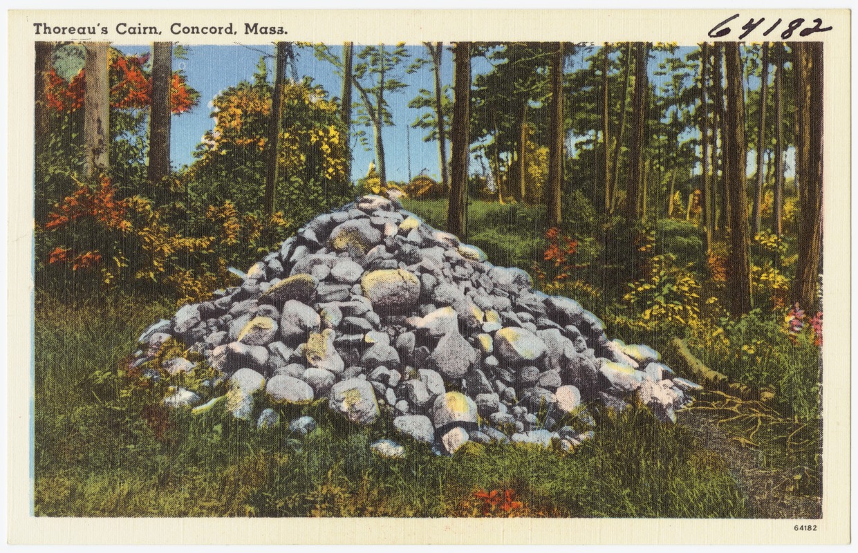 Thoreau's Cairn, Concord, Mass.