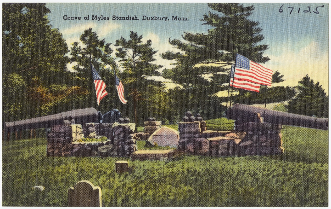 Grave of Myles Standish, Duxbury, Mass.