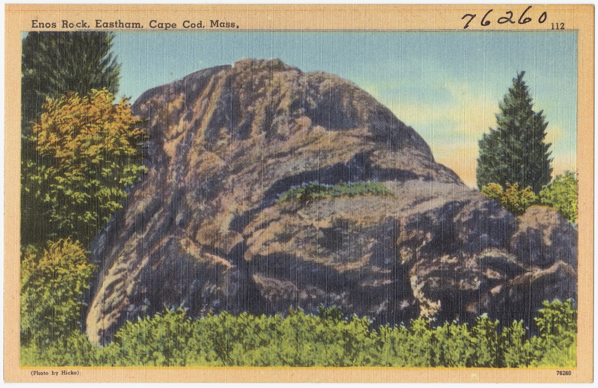 Enos Rock, Eastham, Cape Cod, Mass.