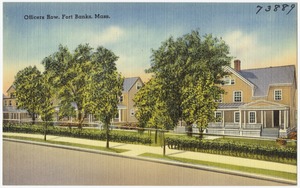 Officers Row, Fort Banks, Mass.