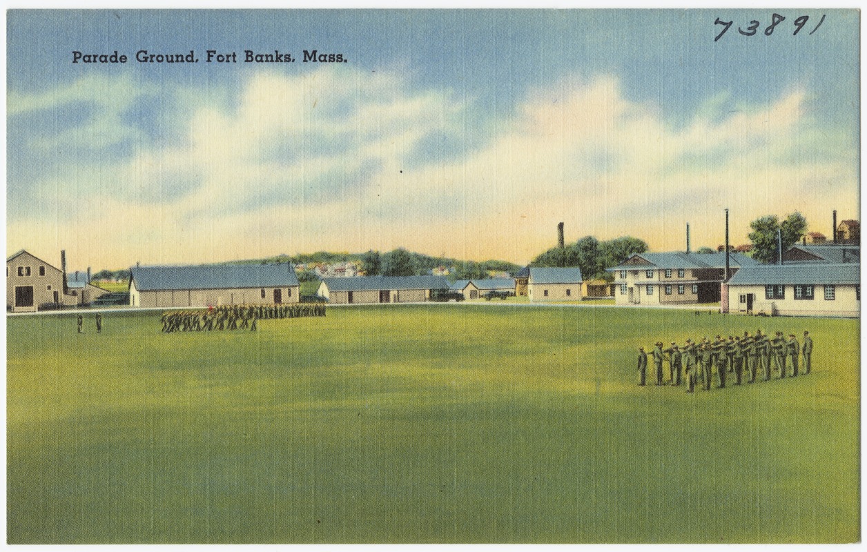 Parade Ground, Fort Banks, Mass.