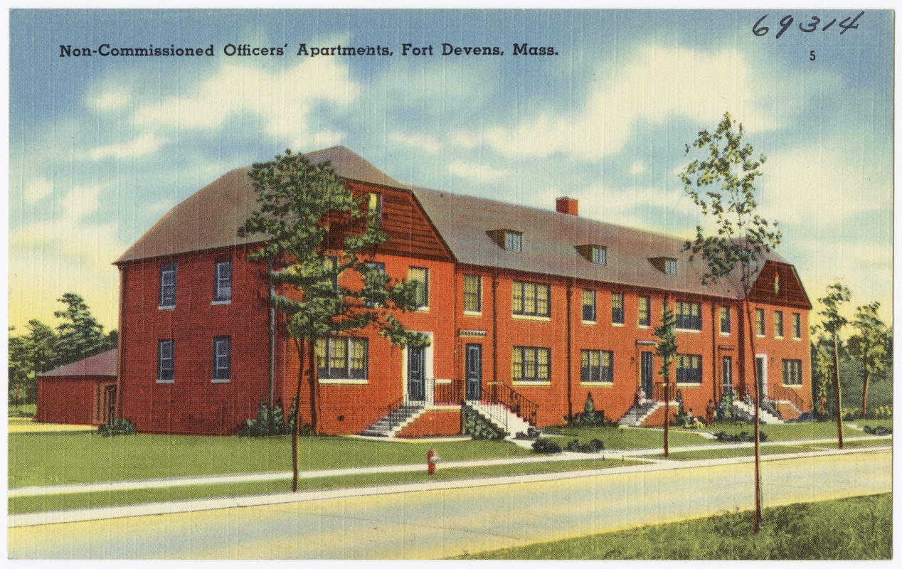 Non-Commissioned Officers' Apartments, Fort Devens, Mass.