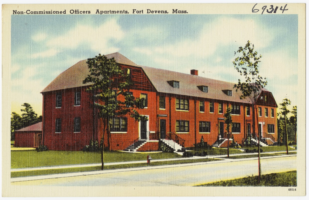 Officers' Apartments, Fort Devens, Mass. Digital