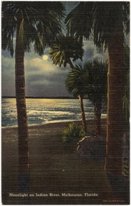 Moonlight on Indian River, Melbourne, Florida