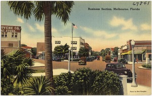 Business section, Melbourne, Florida