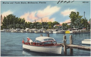 Marina and yacht basin, Melbourne, Florida