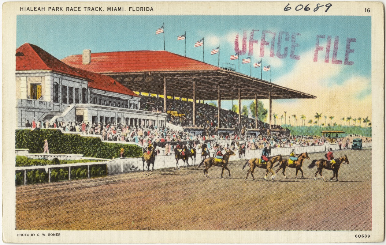 Hialeah Park race track, Miami, Florida Digital Commonwealth