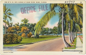 End of N. W. 16th Avenue at Miami River, Miami, Florida