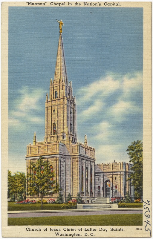 "Mormon" Chapel in the nation's capital, Church of Jesus of Latter Day Saints, Washington, D. C.