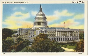 U. S. Capitol, Washington, D. C.