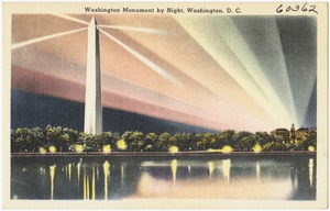Washington Monument by night, Washington, D. C.
