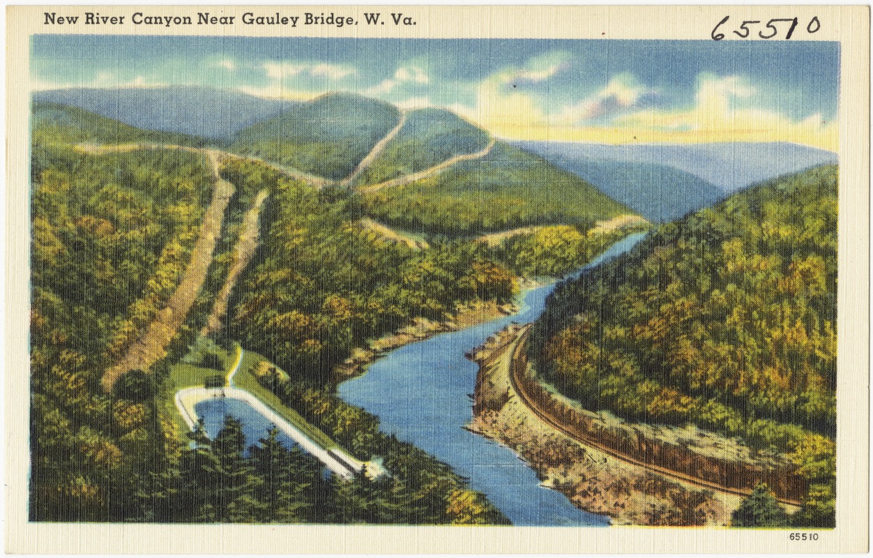 New River Canyon near Gauley Bridge, W. Va.