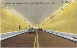 Interior of the Memorial Tunnel on the West Virginia Turnpike