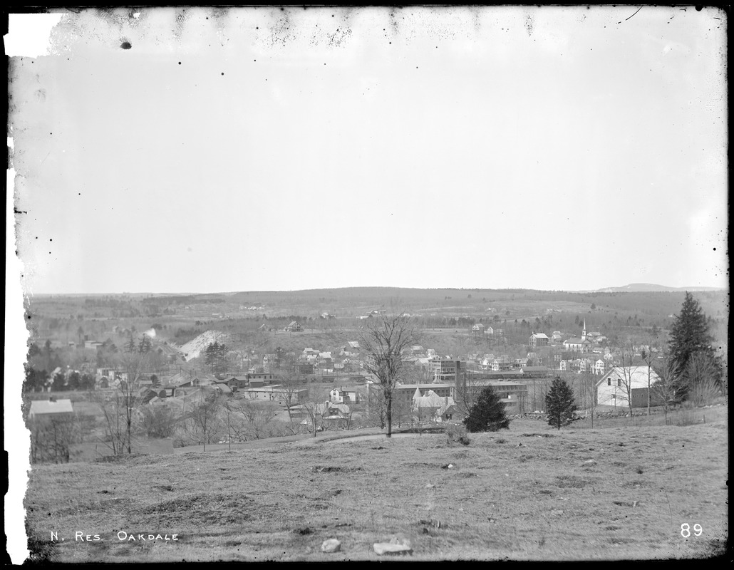 Wachusett Reservoir, Oakdale, from near the Truant School, Oakdale, West Boylston, Mass., Apr. 8, 1896