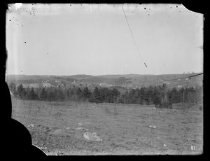Wachusett Reservoir, Oakdale, from the southwest, Oakdale, West Boylston, Mass., Apr. 8, 1896