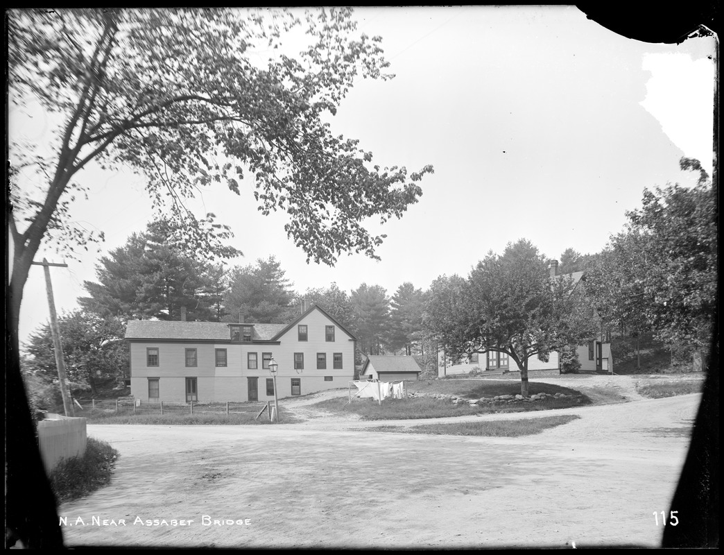 Wachusett Aqueduct, David F. Wood's house, at corner of Berlin and Northborough Roads, near Assabet Bridge, Northborough, Mass., May 25, 1896