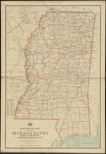Map of Louisiana, Mississippi and Alabama - Norman B. Leventhal Map &  Education Center
