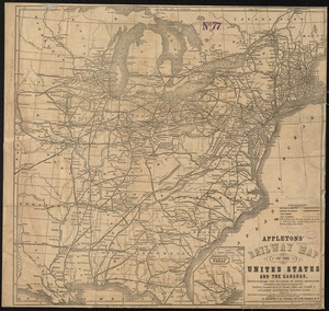 Appletons' railway map of the United States and the Canadas