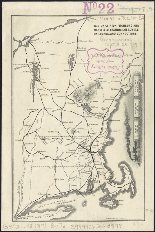 Boston Clinton Fitchburg and Mansfield Framingham Lowell Railroads, and connections