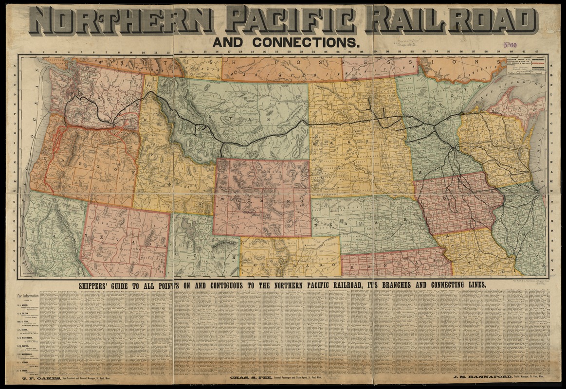 Northern Pacific Rail Road and connections