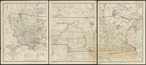 Map of the Department of Dakota including Minnesota, North Dakota, Montana, Yellowstone National Park, and that portion of South Dakota lying north of the forty-fourth parallel of north latitude