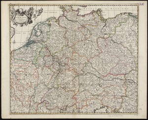 A new map of Germany divided into its general and perticuler parts