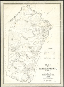 Map of Marshfield, Mass