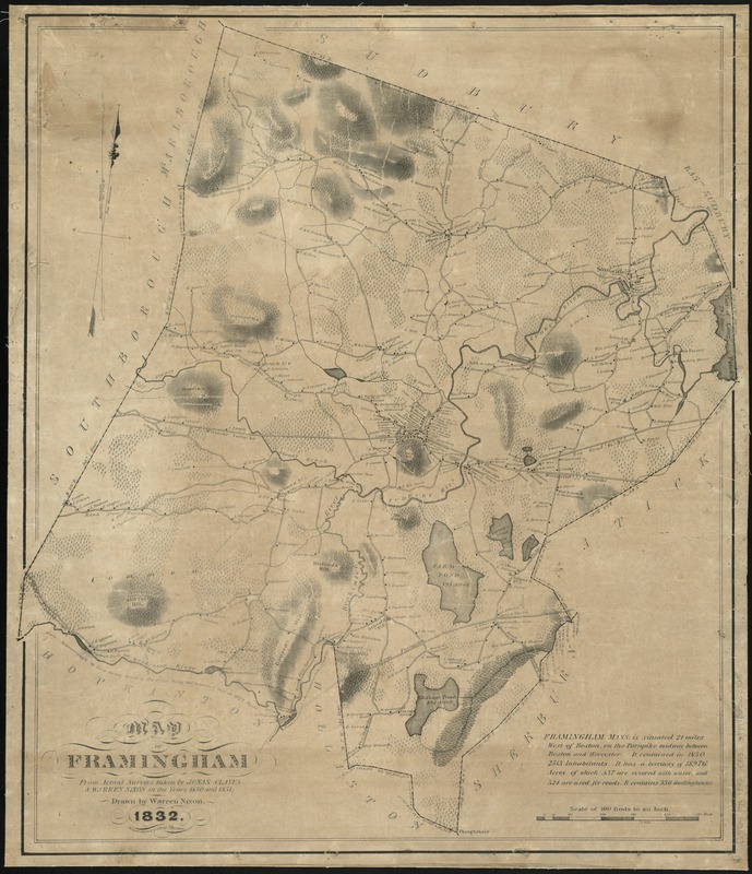 Map of Framingham