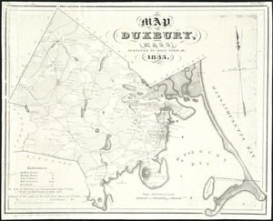 Map of Duxbury, Mass