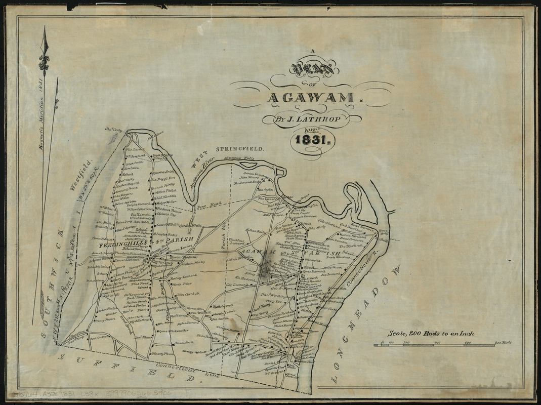 A plan of Agawam