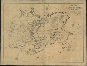 Map of Gloucester, Cape Ann