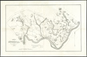 Map of Haverhill, Massachusetts