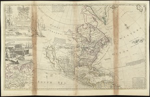 To the Right Honourable John Lord Sommers, Baron of Evesham in ye county of Worcester, president of Her Majesty's most honourable Privy Council &c., this map of North America according to ye newest and most exact observations is most humbly dedicated by your Lordship's most humble servant