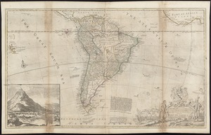 To the Right Honourable, Charles Earl of Sunderland, and Baron Spencer of Wormleighton, one of Her Majesty's principal secretaries of state, &c., this map of South America according to the newest and most exact observations is most humbly dedicated by your Lordship's most humble servant