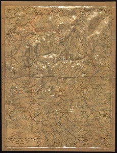 J. Schedler's relief map of the White Mountains, N.H